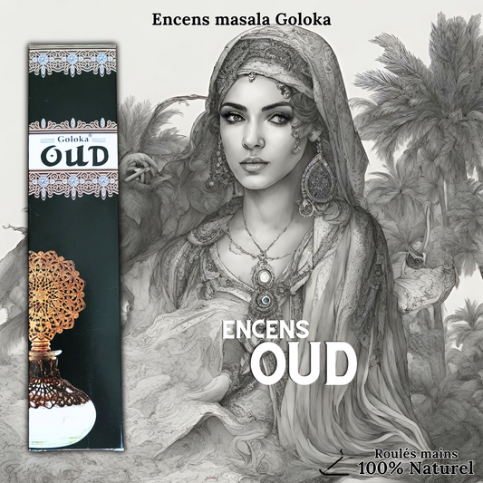 Encens Goloka "Oud" - Douceurs des âmes - Boutique ésotérique
